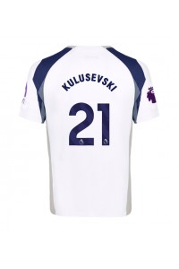 Tottenham Hotspur Dejan Kulusevski #21 Voetbaltruitje Thuis tenue 2025-26 Korte Mouw